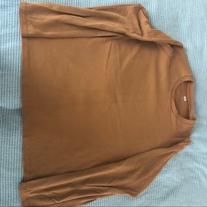 Mustard color Uniqlo Long sleeve